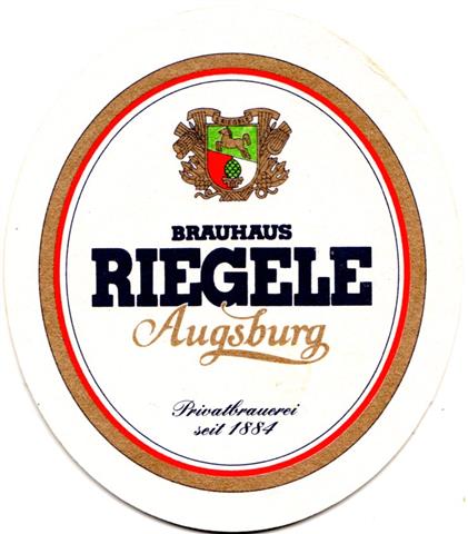 augsburg a-by riegele oval 4a (210-dicker goldring)